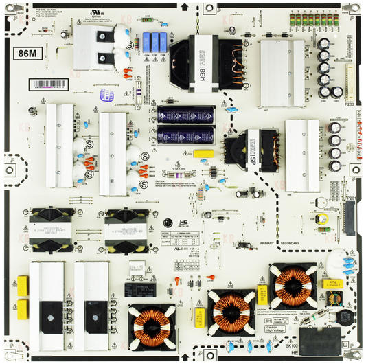 EAY65169951 LG Power Supply, LGP86M-19SP, B12J059951, 86SM9070PUA, 86NANO90UNA, 86NANO90ANA, 86NANO91ANA