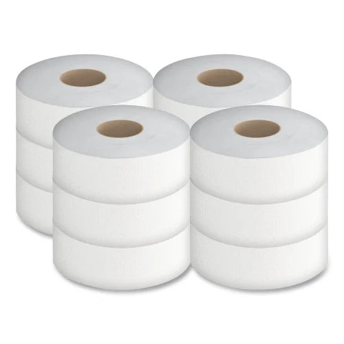GEN® Jumbo Toilet Paper, 2-Ply, 800-ft., 12 Rolls (GENJRT2PLY)