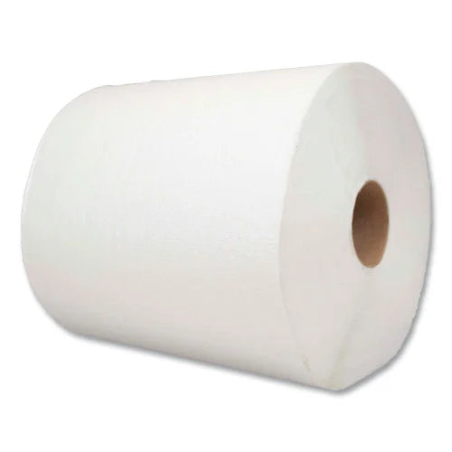 Boardwalk® Hardwound Paper Towel Rolls, White, 700-ft, 6 Rolls (BWK700W)
