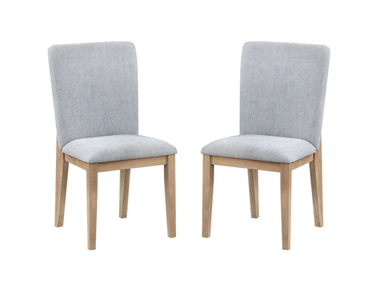 Caspian - And Oak Finish Dining Chair (Set of 2) - Gray