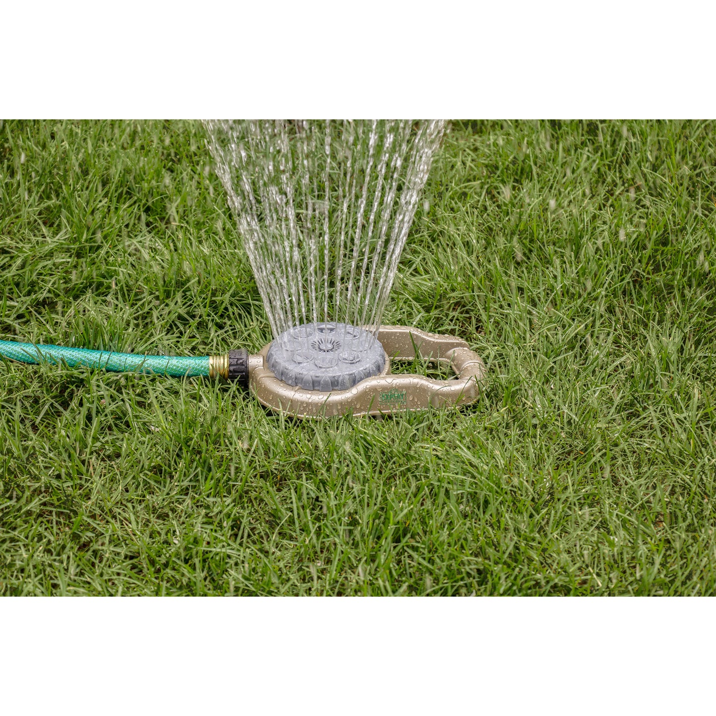 Metal 8-Pattern Lawn Sprinkler on Weighted Base | 28515