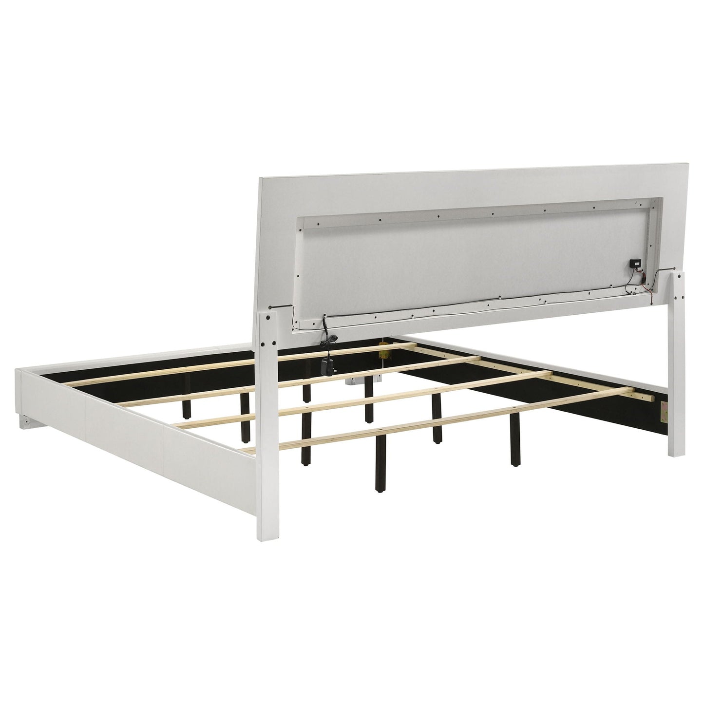 Felicity 5-piece California King Bedroom Set White Gloss