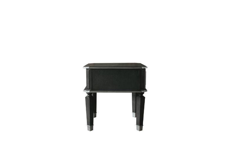 House Beatrice - End Table - Charcoal & Light Gray