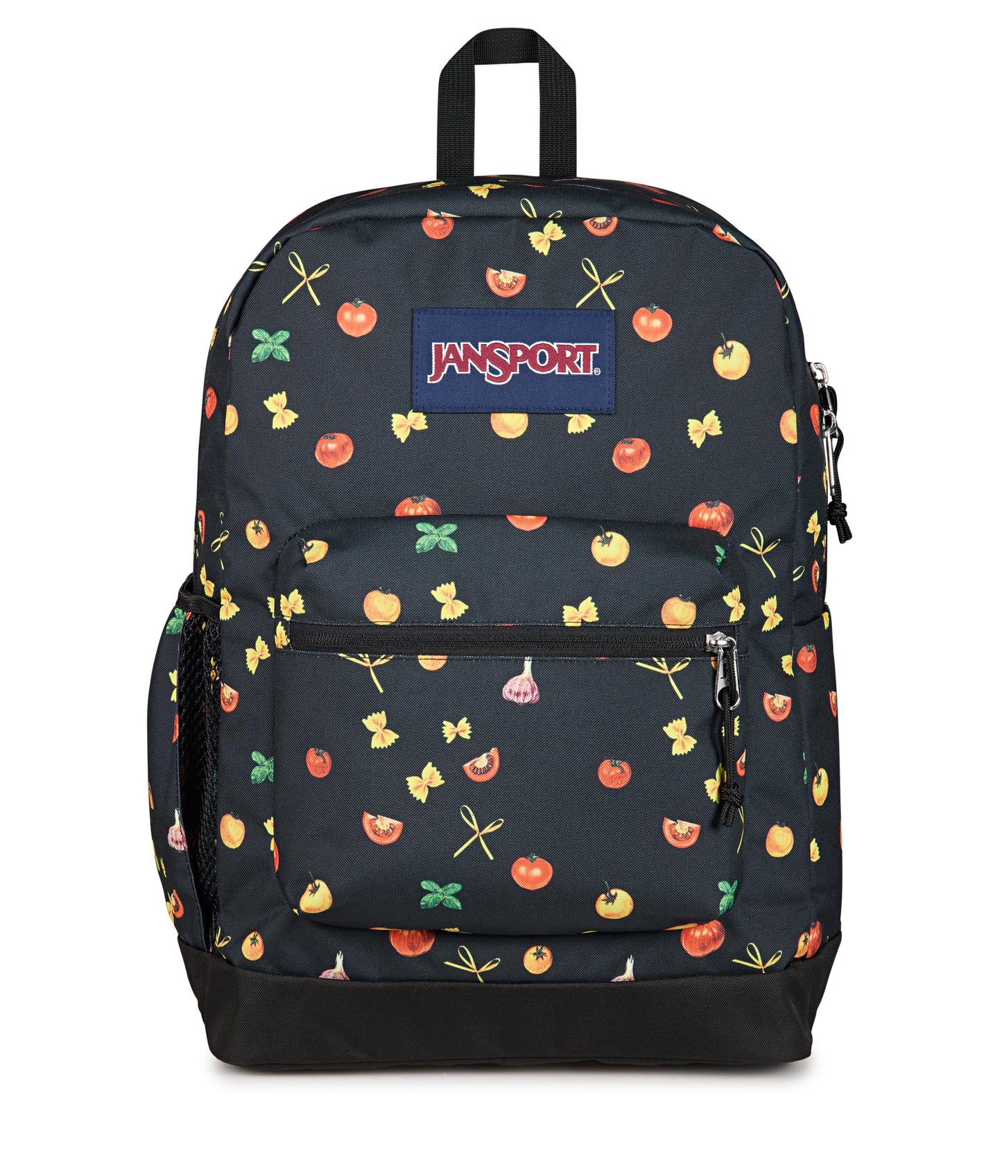JanSport Cross Town Plus Backpack - Large Main Compartment, Side Water Bottle Pocket, 15-Inch Padded Laptop Sleeve - Black