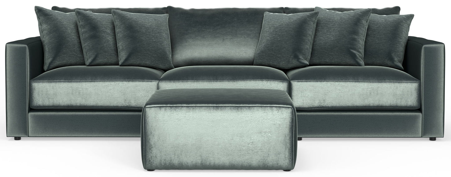 Remington - Modular Sofa And Cocktail Ottoman - Pine