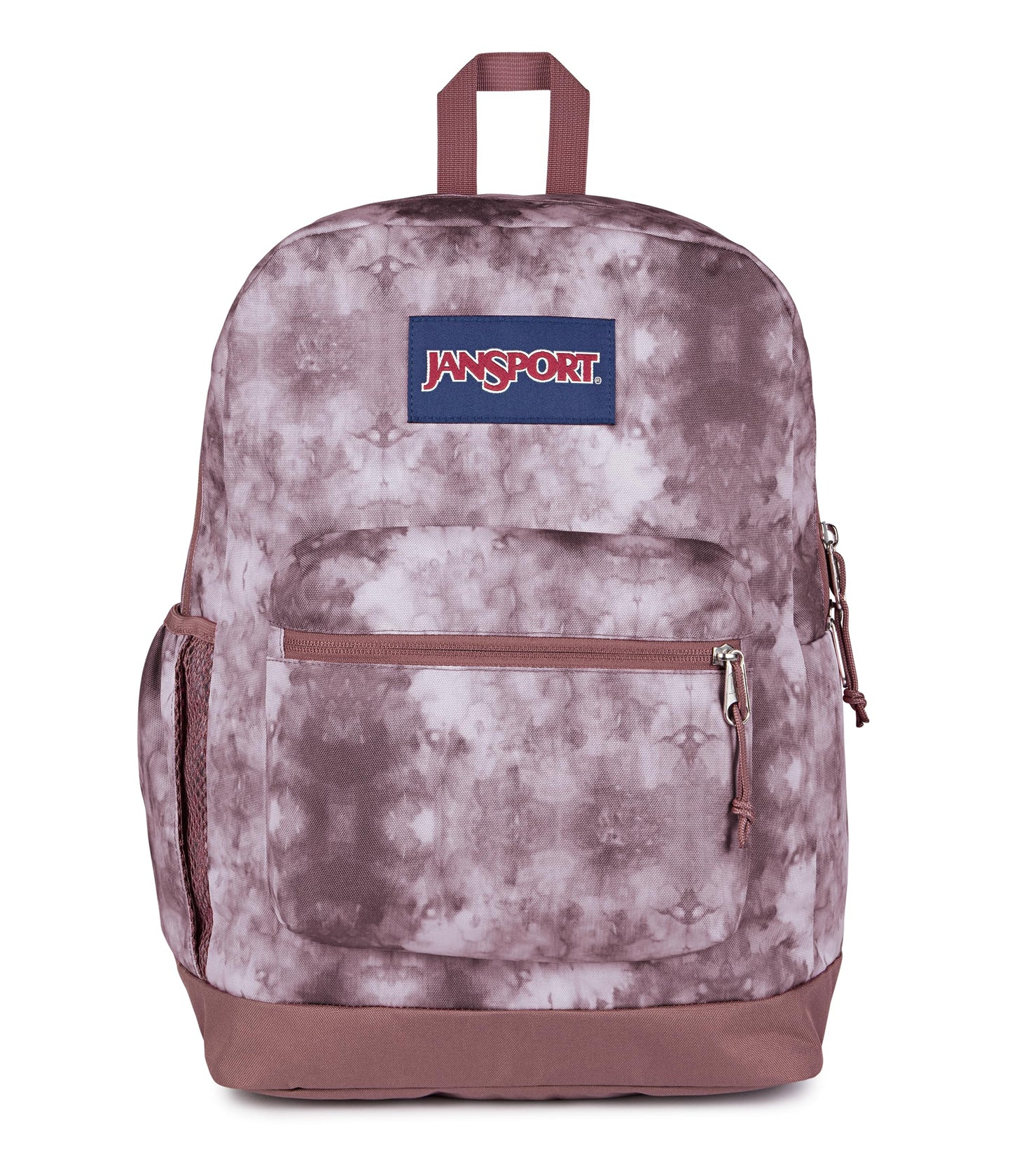 JanSport Cross Town Plus Backpack - Large Main Compartment, Side Water Bottle Pocket, 15-Inch Padded Laptop Sleeve - Black
