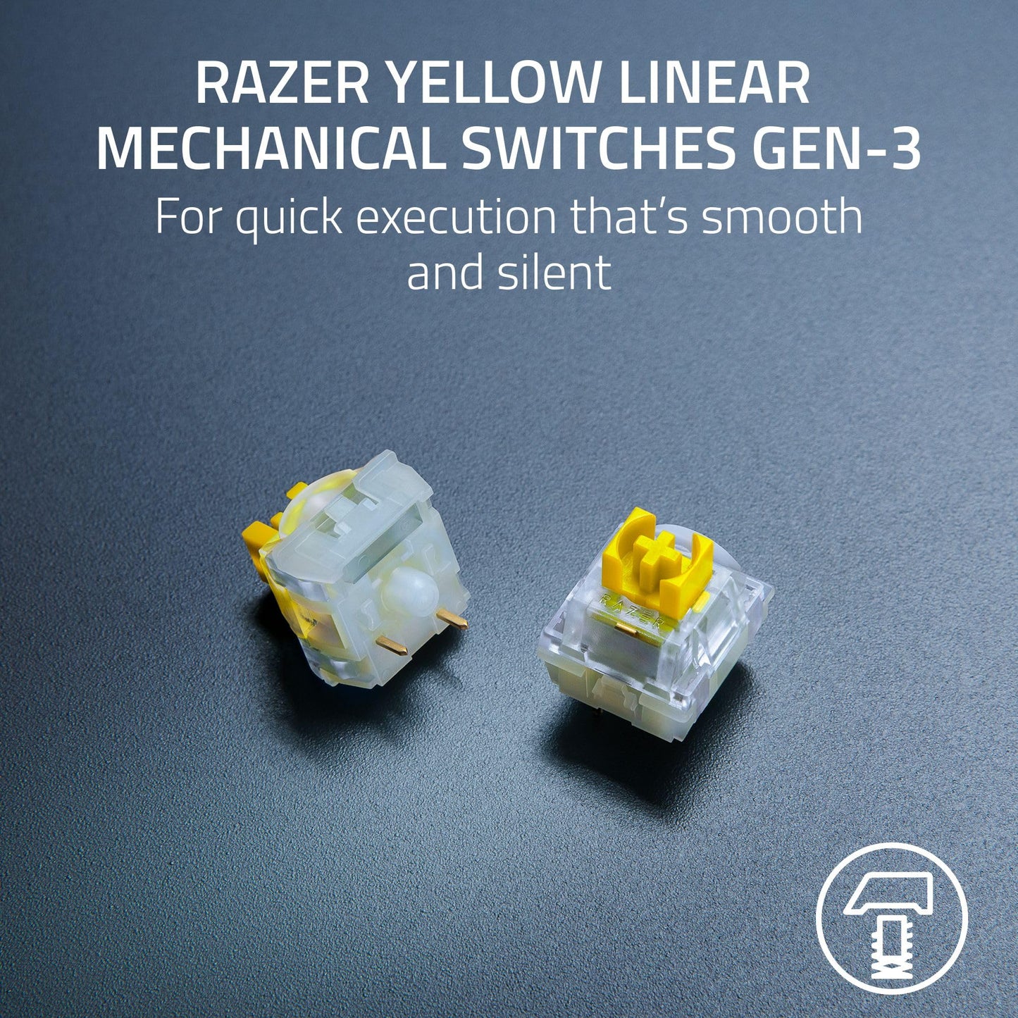 Razer BlackWidow V4 X Mechanical Gaming Keyboard: Yellow Switches Linear & Silent - 6 Macro Keys - Chroma RGB - Doubleshot ABS Keycaps - Roller & Media Keys - Snap Tap