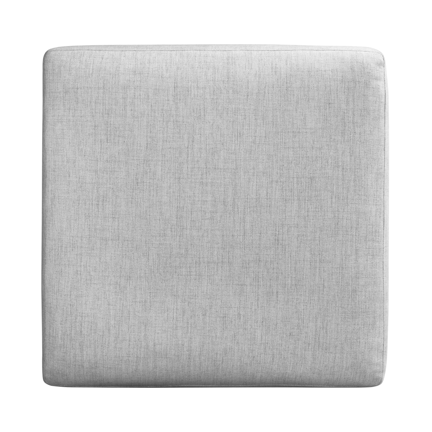 Poly & BARK Napa Velvet Ottoman – Square Upholstered Velvet Accent Piece with Elegant Turned Wood Legs – Luxe Footrest or Extra Seating for Living Room, Bedroom, Lounge or Reading Nook