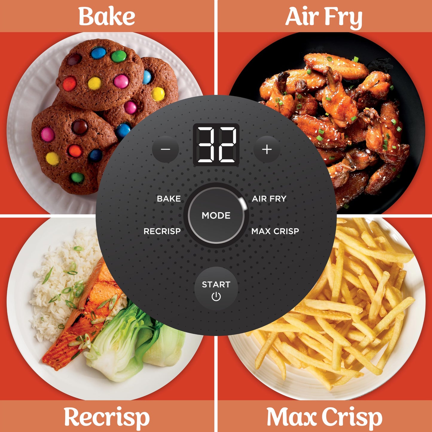 Ninja Crispi 4-in-1 Glass Air Fryer | With Non-Toxic 4QT & 6-Cup Glass Containers & Lids | Microwave, Freezer, Dishwasher Safe | 450°F Max Temp |1500 Watt | Stone | FN101ST