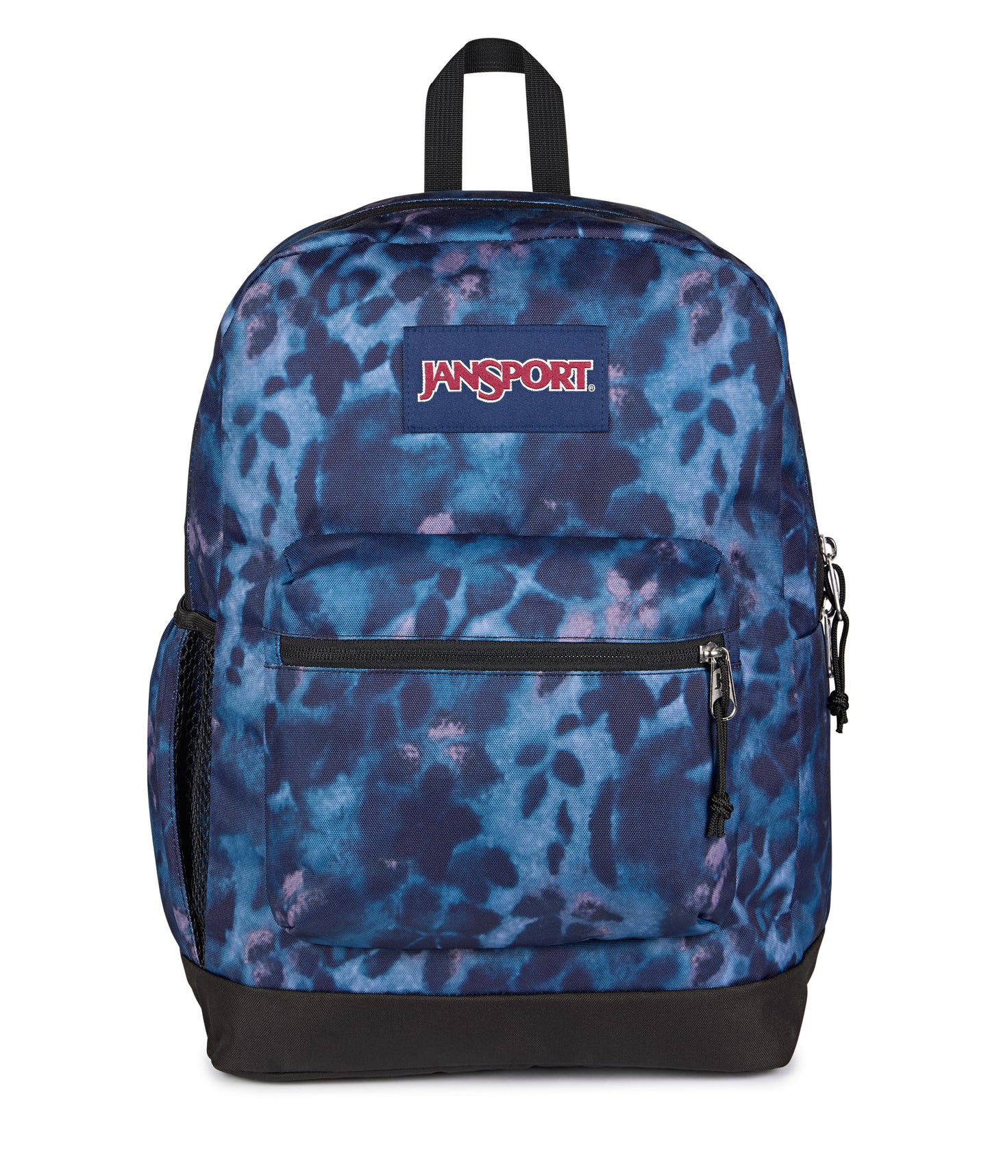JanSport Cross Town Plus Backpack - Large Main Compartment, Side Water Bottle Pocket, 15-Inch Padded Laptop Sleeve - Black