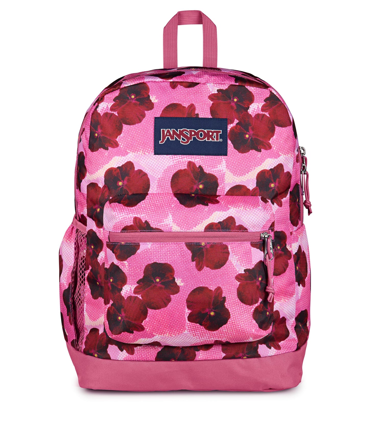 JanSport Cross Town Plus Backpack - Large Main Compartment, Side Water Bottle Pocket, 15-Inch Padded Laptop Sleeve - Black