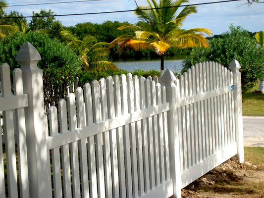 Vinyl Fence Warehouse - 4in Vinyl Gothic Post Cap (45, White)