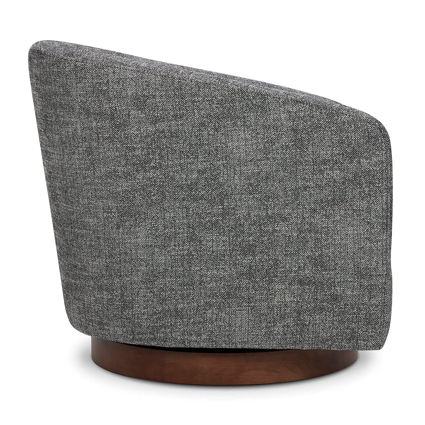 CHITA Swivel Accent Chair Set of 2, Fully Assembled Fabric Barrel Armchair with FSC Certified Upholstered for Living Room, Bedroom and Office, Flax Beige