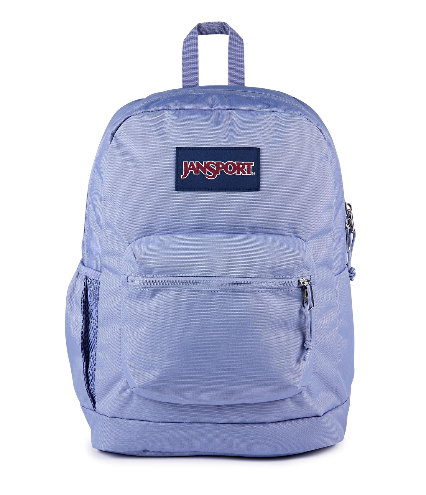 JanSport Cross Town Plus Backpack - Large Main Compartment, Side Water Bottle Pocket, 15-Inch Padded Laptop Sleeve - Black