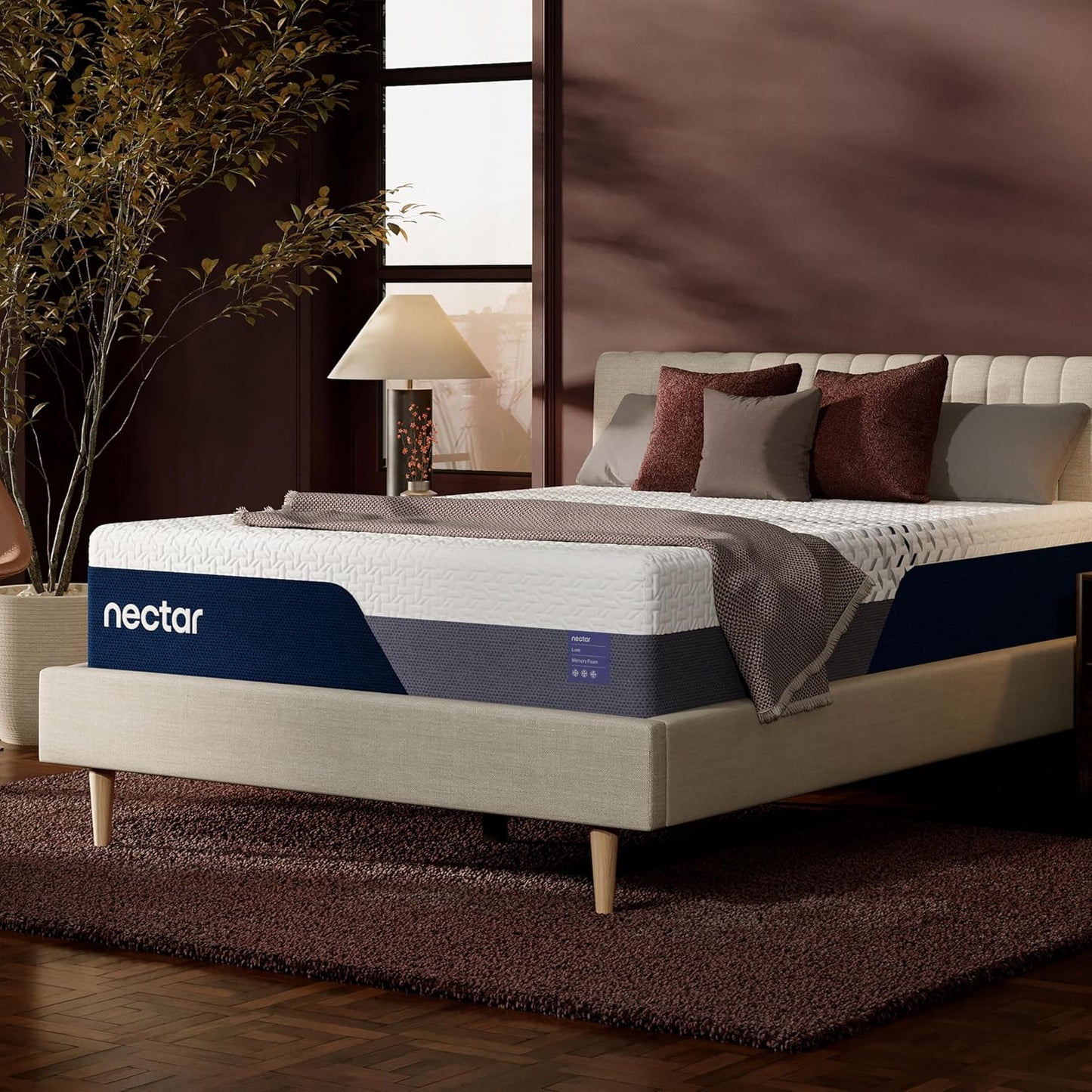 Nectar Premier 13” King Mattress - Medium Firm - Contouring Memory Foam - Cooling Upgrade - Back Pain Relief - Mattress in a Box - 365-Night Trial & Forever Warranty
