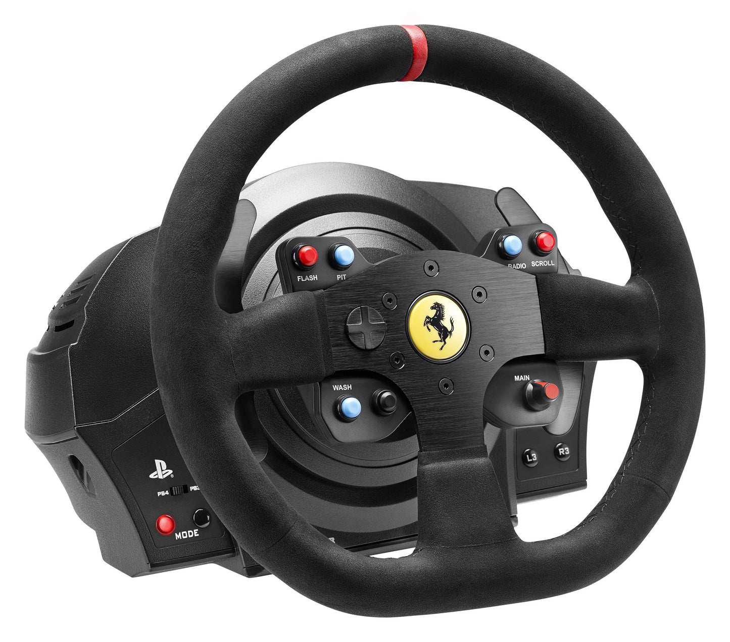 Thrustmaster T300RS GT Force Feedback Racing Wheel & 3 Pedal Set - PS5 & PC | Belt-driven motor, changeable rim, expandable with Thrustmaster shifters, for driving. farming simulators, cockpit ready