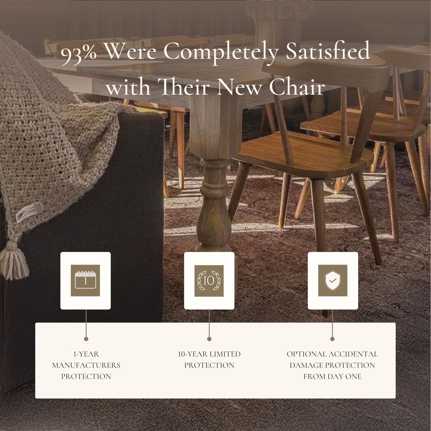 POLY & BARK Mid Century Modern Enzo Black Dining Chair – Solid Oak Wood Splat Back Chair, 18" Seat Height, 32" Tall – Stylish MCM Kitchen & Dining Room Chair