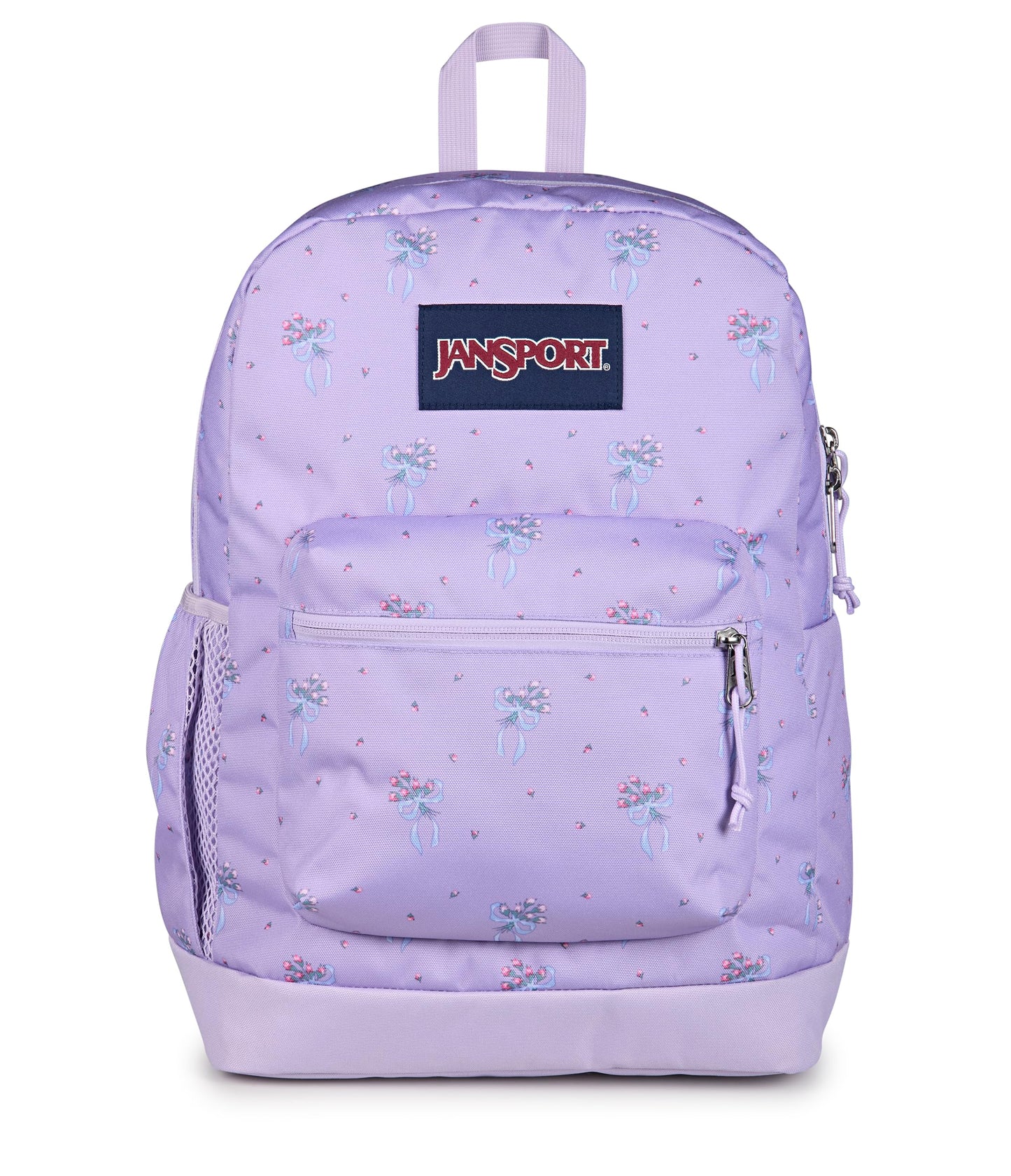 JanSport Cross Town Plus Backpack - Large Main Compartment, Side Water Bottle Pocket, 15-Inch Padded Laptop Sleeve - Black