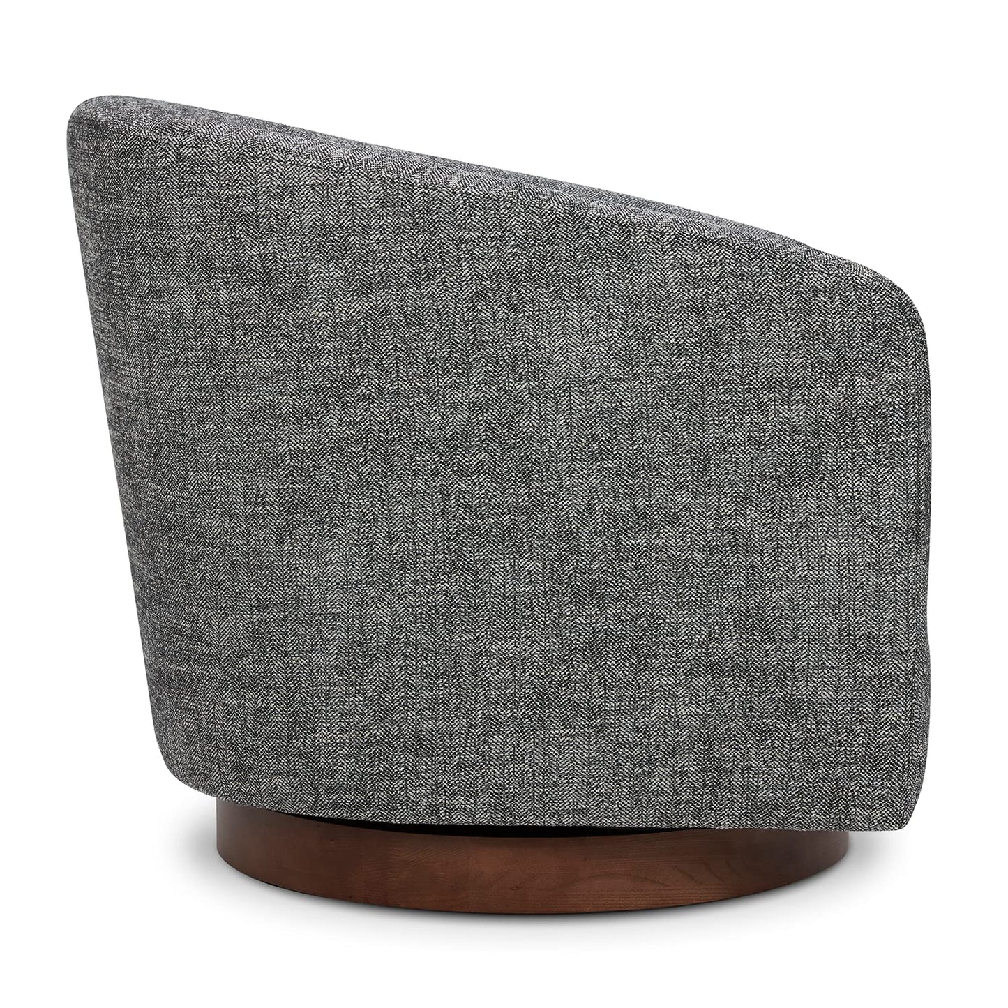 CHITA Swivel Accent Chair Set of 2, Fully Assembled Fabric Barrel Armchair with FSC Certified Upholstered for Living Room, Bedroom and Office, Flax Beige