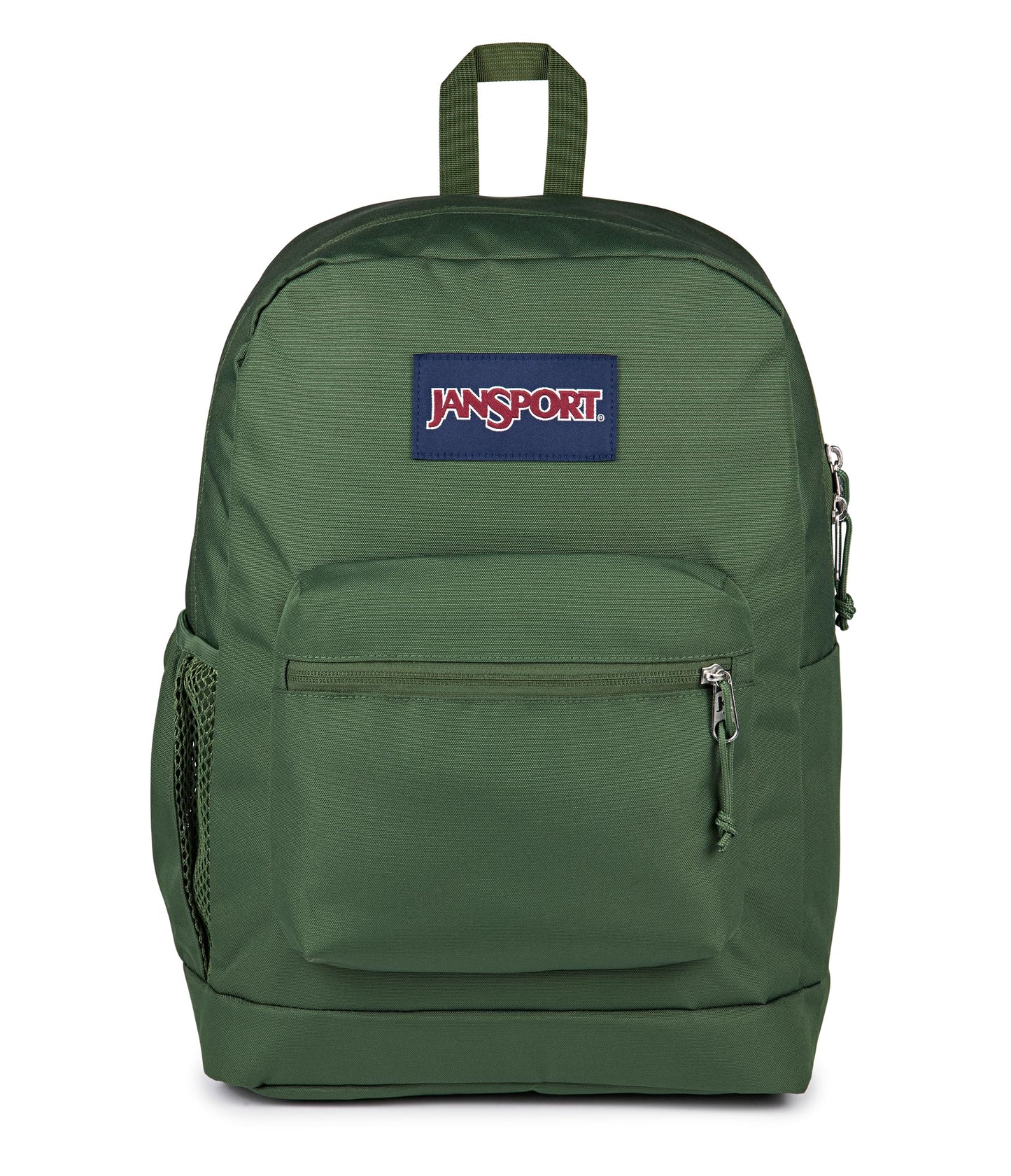 JanSport Cross Town Plus Backpack - Large Main Compartment, Side Water Bottle Pocket, 15-Inch Padded Laptop Sleeve - Black
