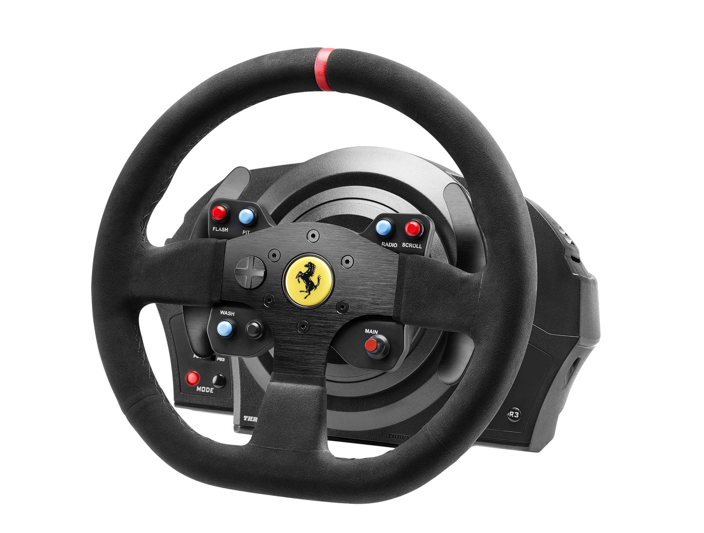 Thrustmaster T300RS GT Force Feedback Racing Wheel & 3 Pedal Set - PS5 & PC | Belt-driven motor, changeable rim, expandable with Thrustmaster shifters, for driving. farming simulators, cockpit ready