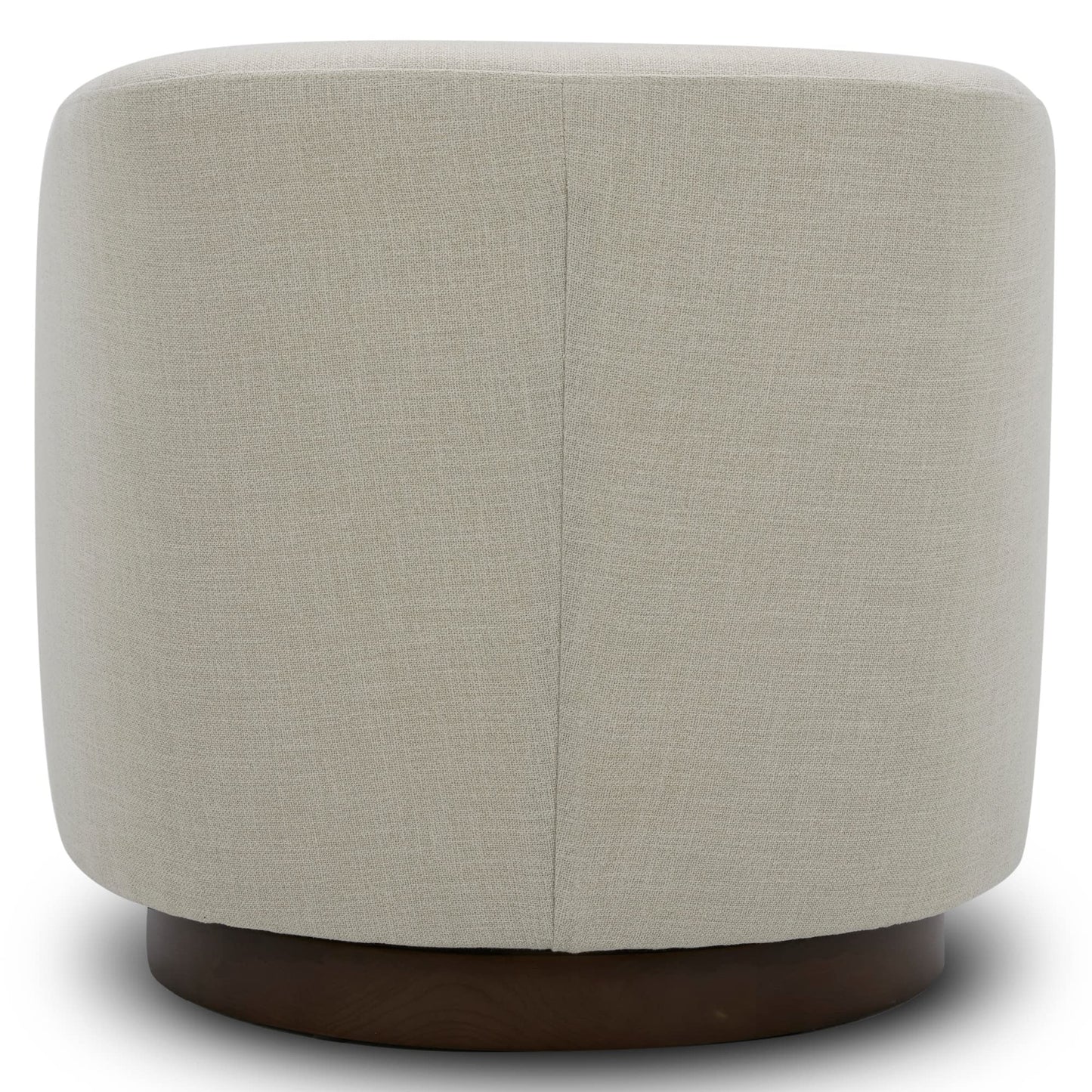 CHITA Swivel Accent Chair Set of 2, Fully Assembled Fabric Barrel Armchair with FSC Certified Upholstered for Living Room, Bedroom and Office, Flax Beige