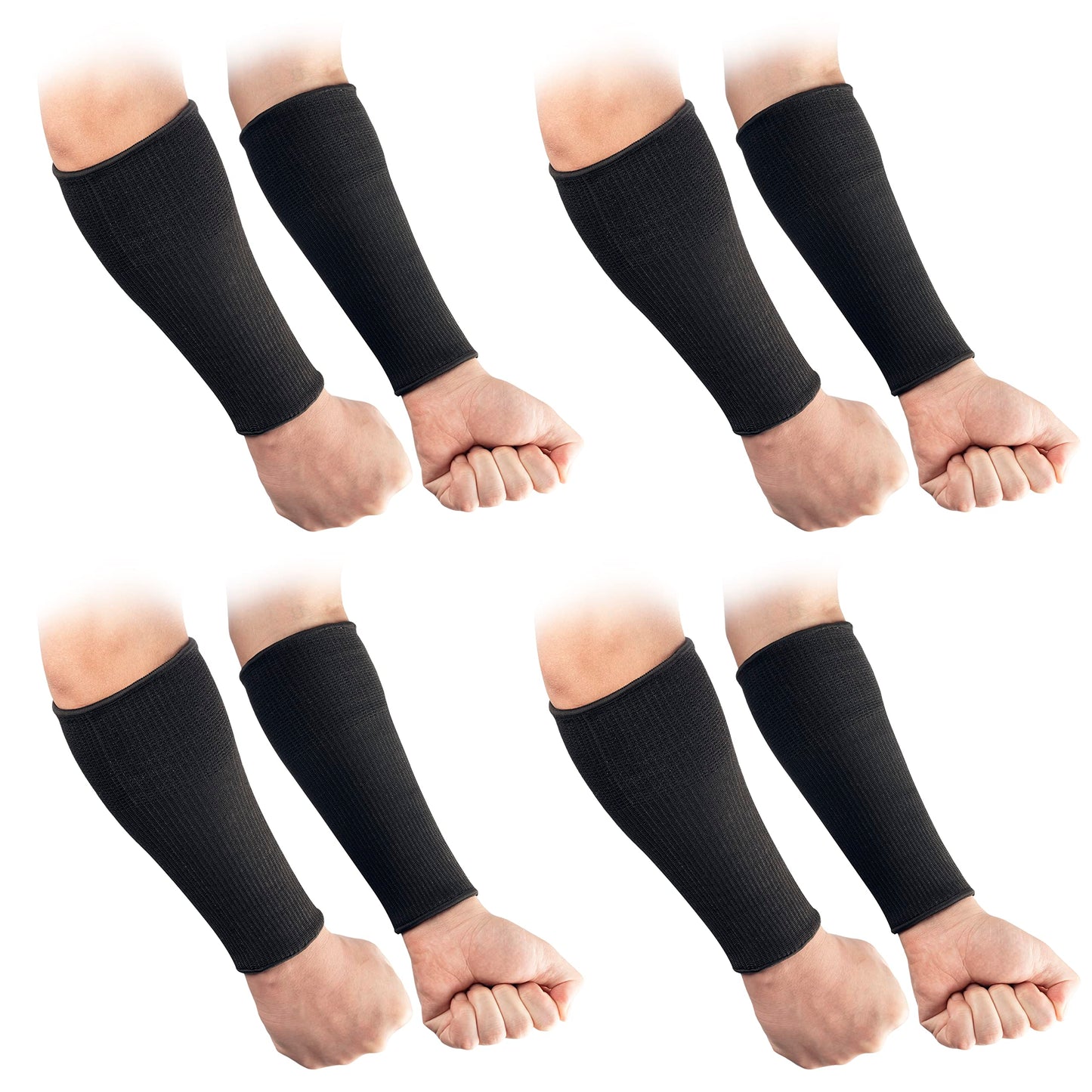 OriStout Cut Resistant Farmers Sleeves with Thumb Hole, Arm Protectors for Thin Skin and Bruising, for Gardening, Welding, Kitchen, Arm Guards for Biting, Pet Grooming, Grey, 1 Pair