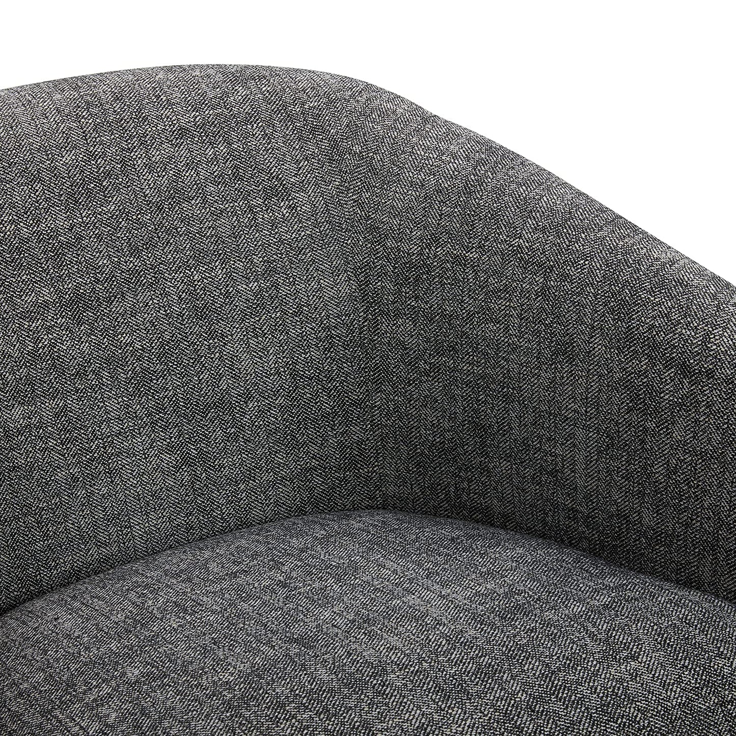 CHITA Swivel Accent Chair Set of 2, Fully Assembled Fabric Barrel Armchair with FSC Certified Upholstered for Living Room, Bedroom and Office, Flax Beige
