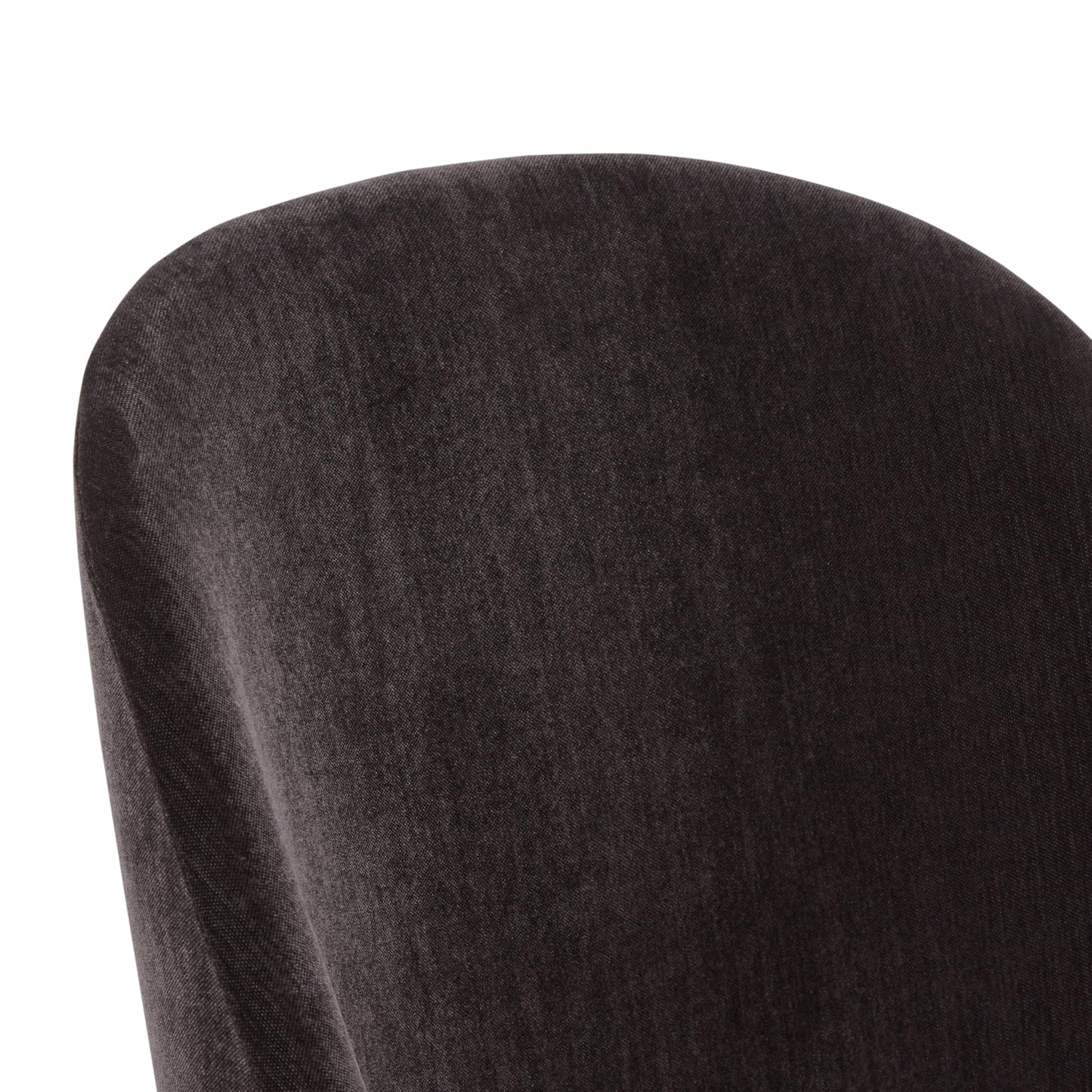 Poly & BARK Bolus Dining Chair – Ganache Brown Upholstered Accent Chair with Wood Legs – Refined Silhouette for Dining Room, Kitchen or Breakfast Nook – Arrives Fully Assembled