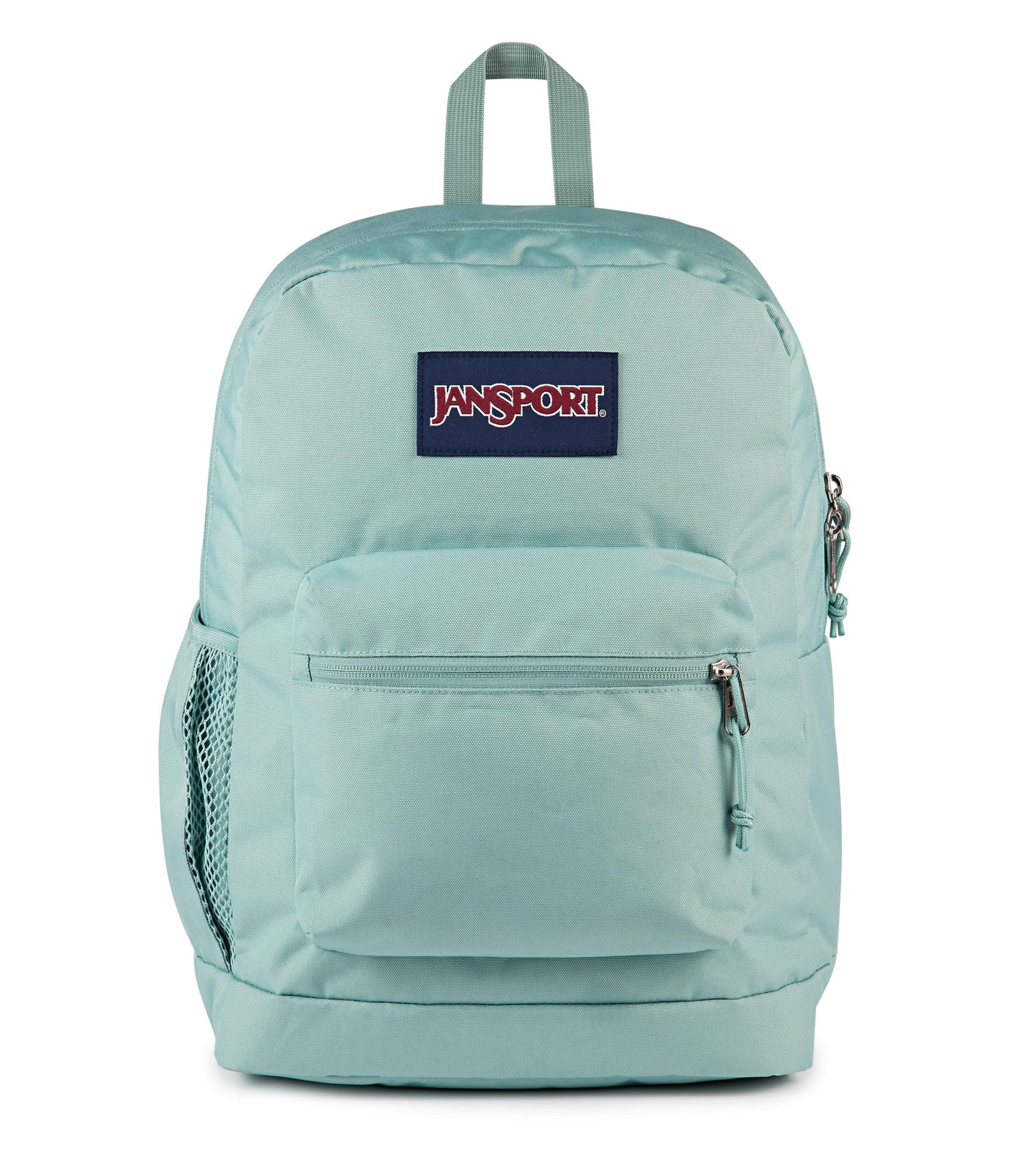 JanSport Cross Town Plus Backpack - Large Main Compartment, Side Water Bottle Pocket, 15-Inch Padded Laptop Sleeve - Black