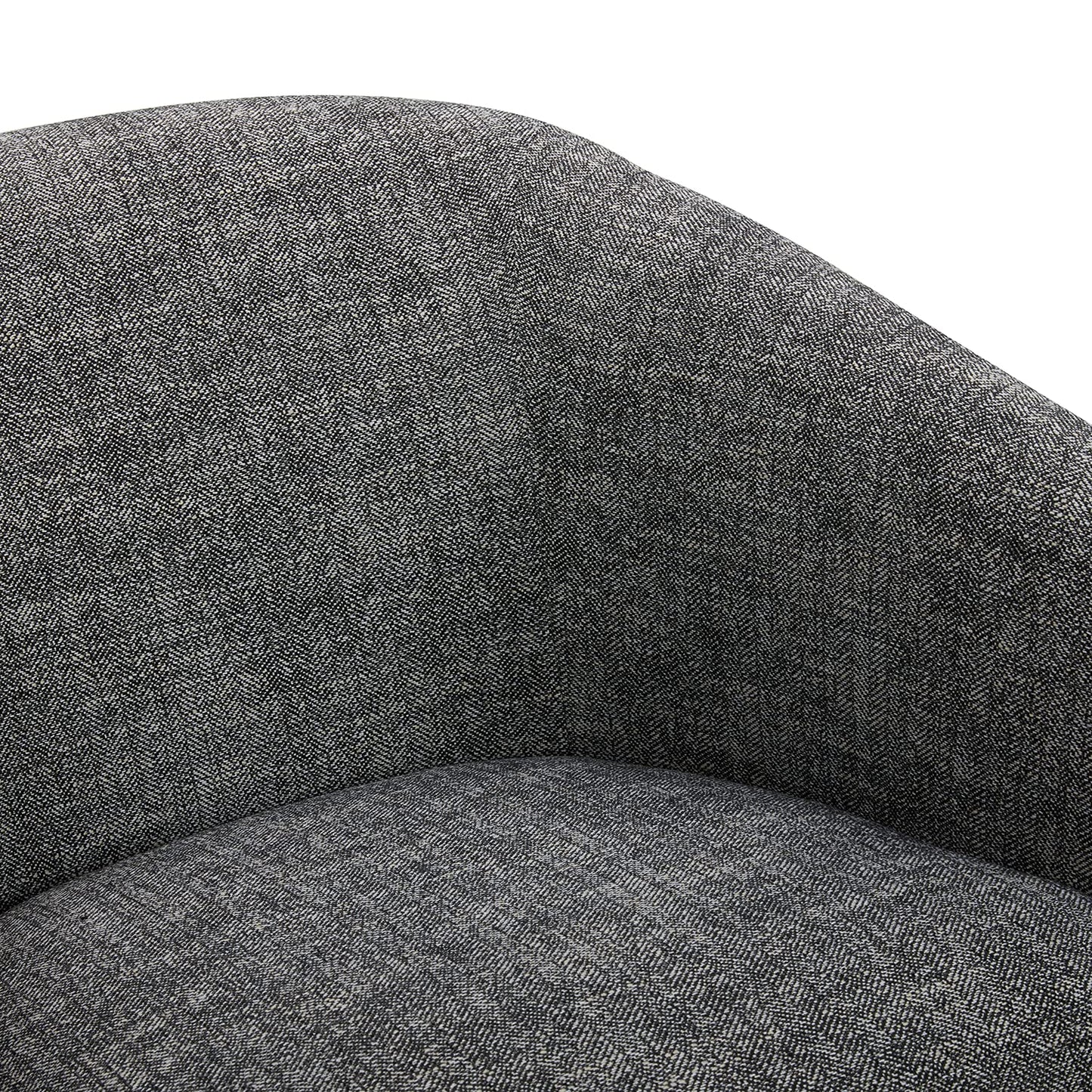 CHITA Swivel Accent Chair Set of 2, Fully Assembled Fabric Barrel Armchair with FSC Certified Upholstered for Living Room, Bedroom and Office, Flax Beige
