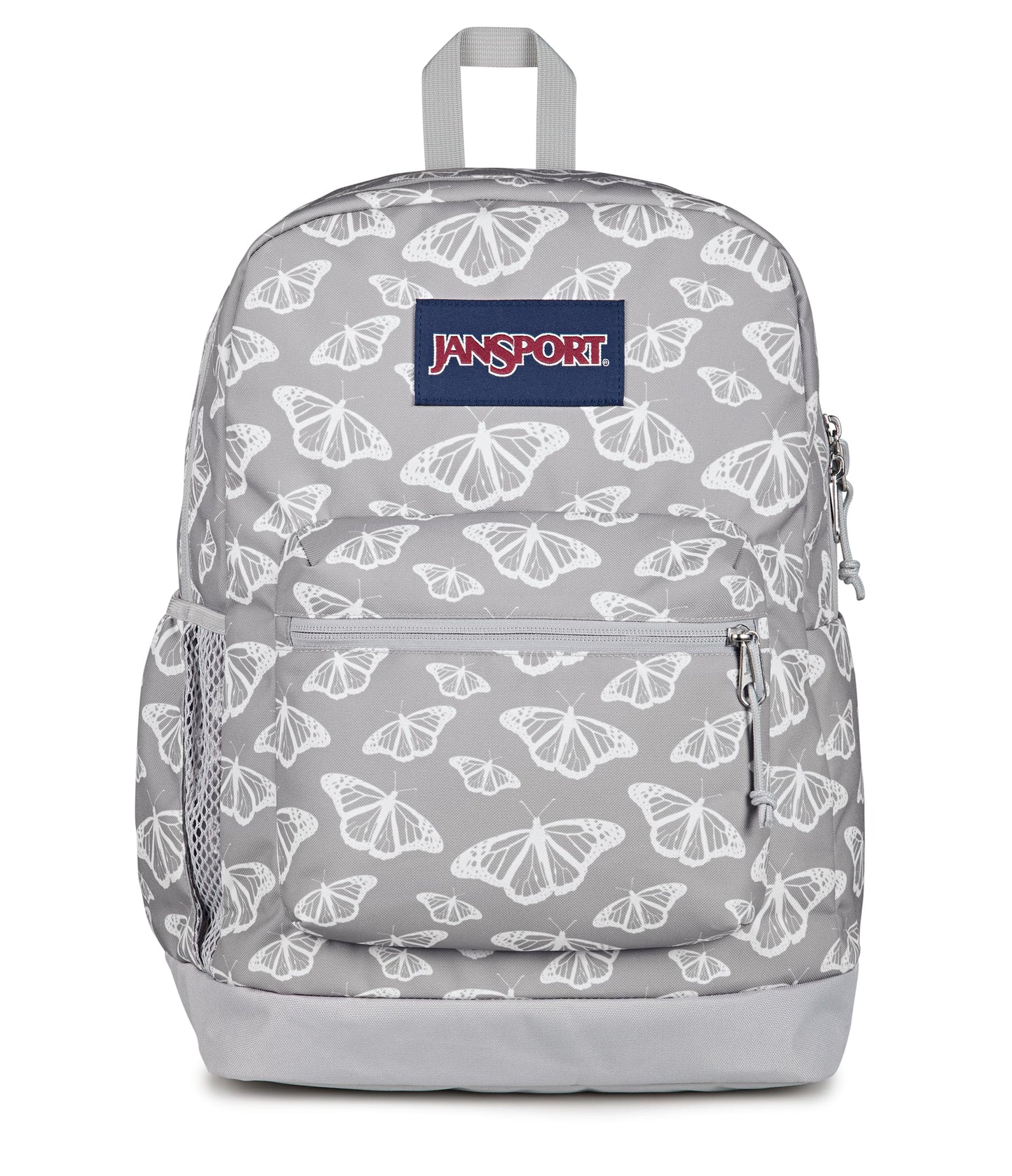 JanSport Cross Town Plus Backpack - Large Main Compartment, Side Water Bottle Pocket, 15-Inch Padded Laptop Sleeve - Black