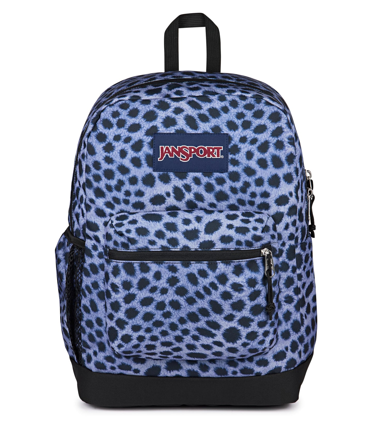 JanSport Cross Town Plus Backpack - Large Main Compartment, Side Water Bottle Pocket, 15-Inch Padded Laptop Sleeve - Black