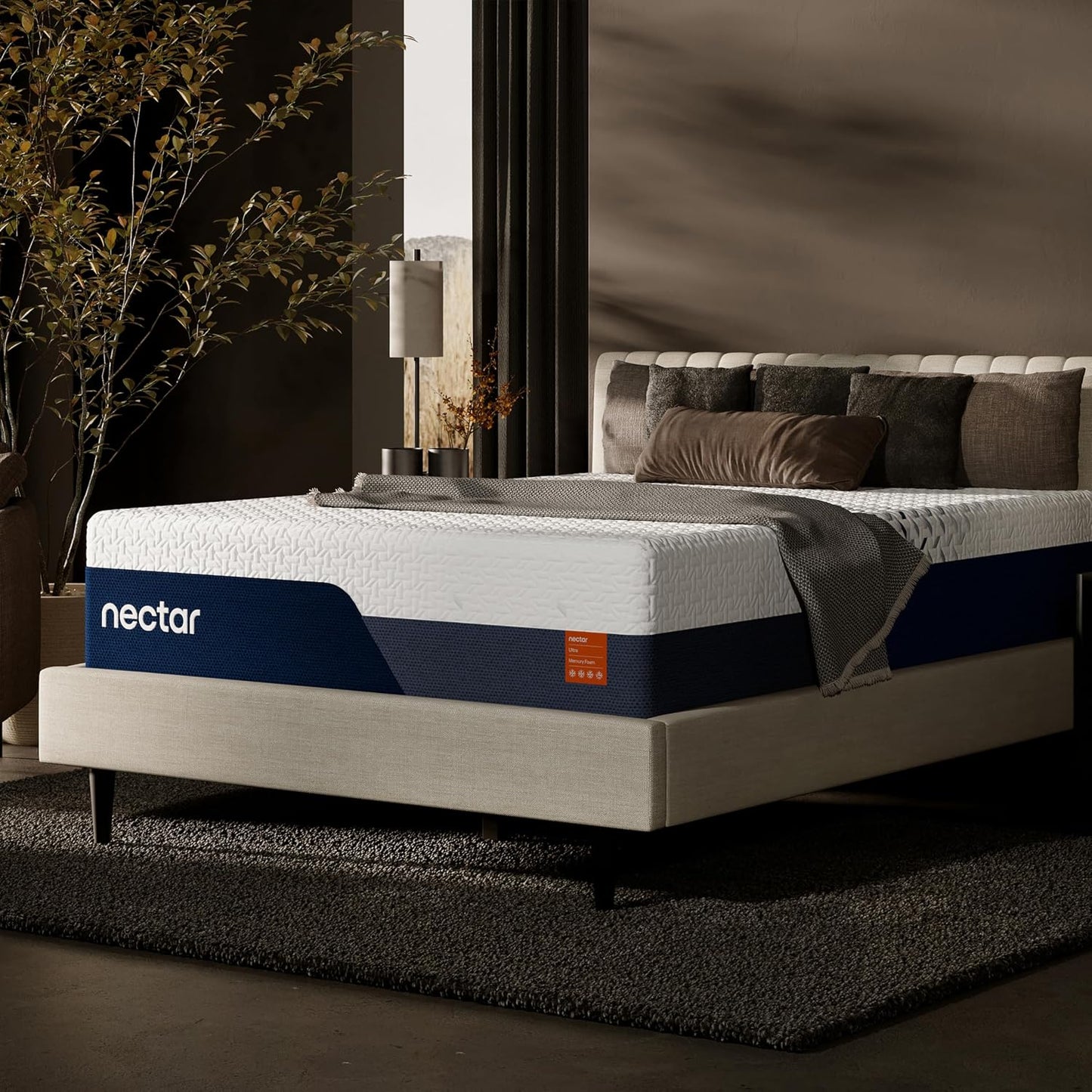 Nectar Premier 13” King Mattress - Medium Firm - Contouring Memory Foam - Cooling Upgrade - Back Pain Relief - Mattress in a Box - 365-Night Trial & Forever Warranty