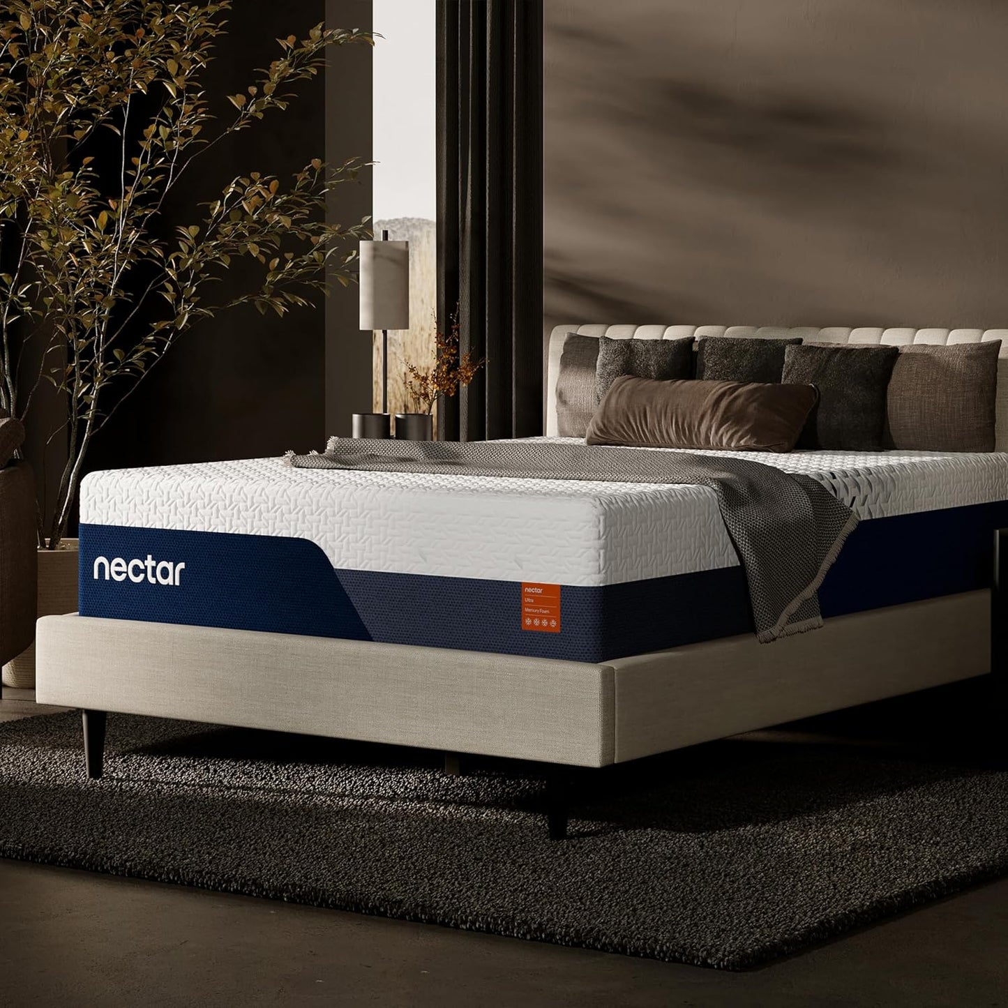 Nectar Premier 13” King Mattress - Medium Firm - Contouring Memory Foam - Cooling Upgrade - Back Pain Relief - Mattress in a Box - 365-Night Trial & Forever Warranty