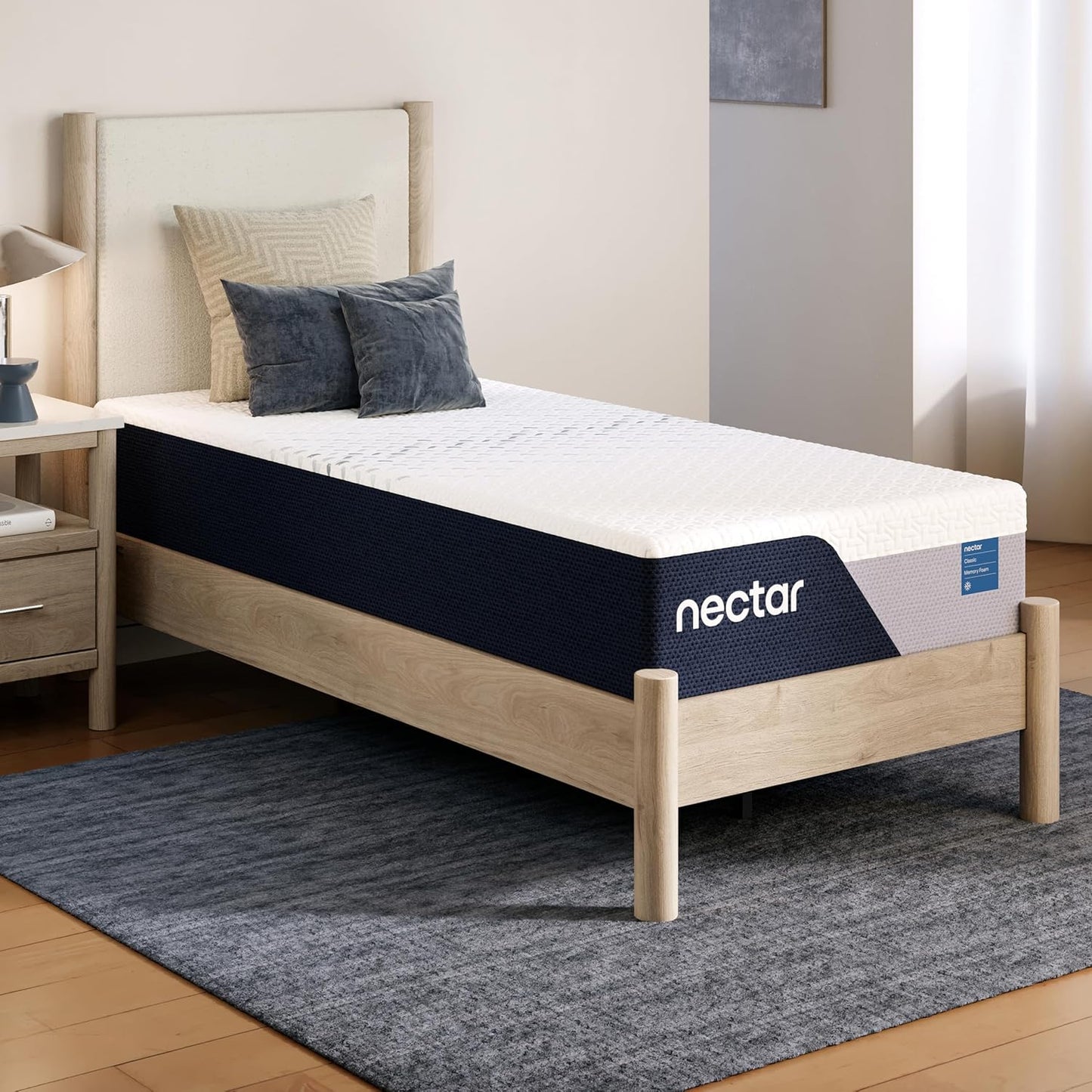 Nectar Premier 13” King Mattress - Medium Firm - Contouring Memory Foam - Cooling Upgrade - Back Pain Relief - Mattress in a Box - 365-Night Trial & Forever Warranty