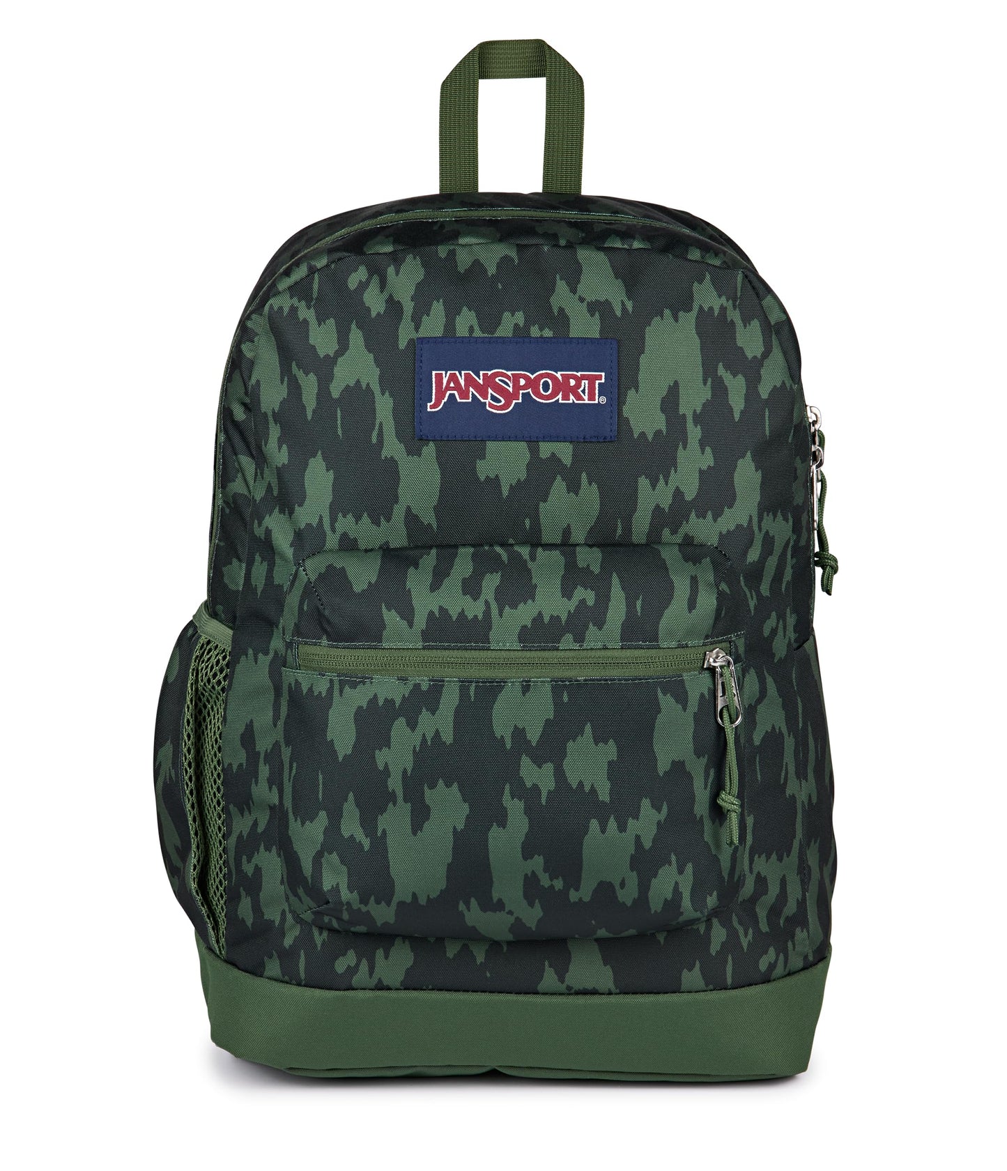 JanSport Cross Town Plus Backpack - Large Main Compartment, Side Water Bottle Pocket, 15-Inch Padded Laptop Sleeve - Black