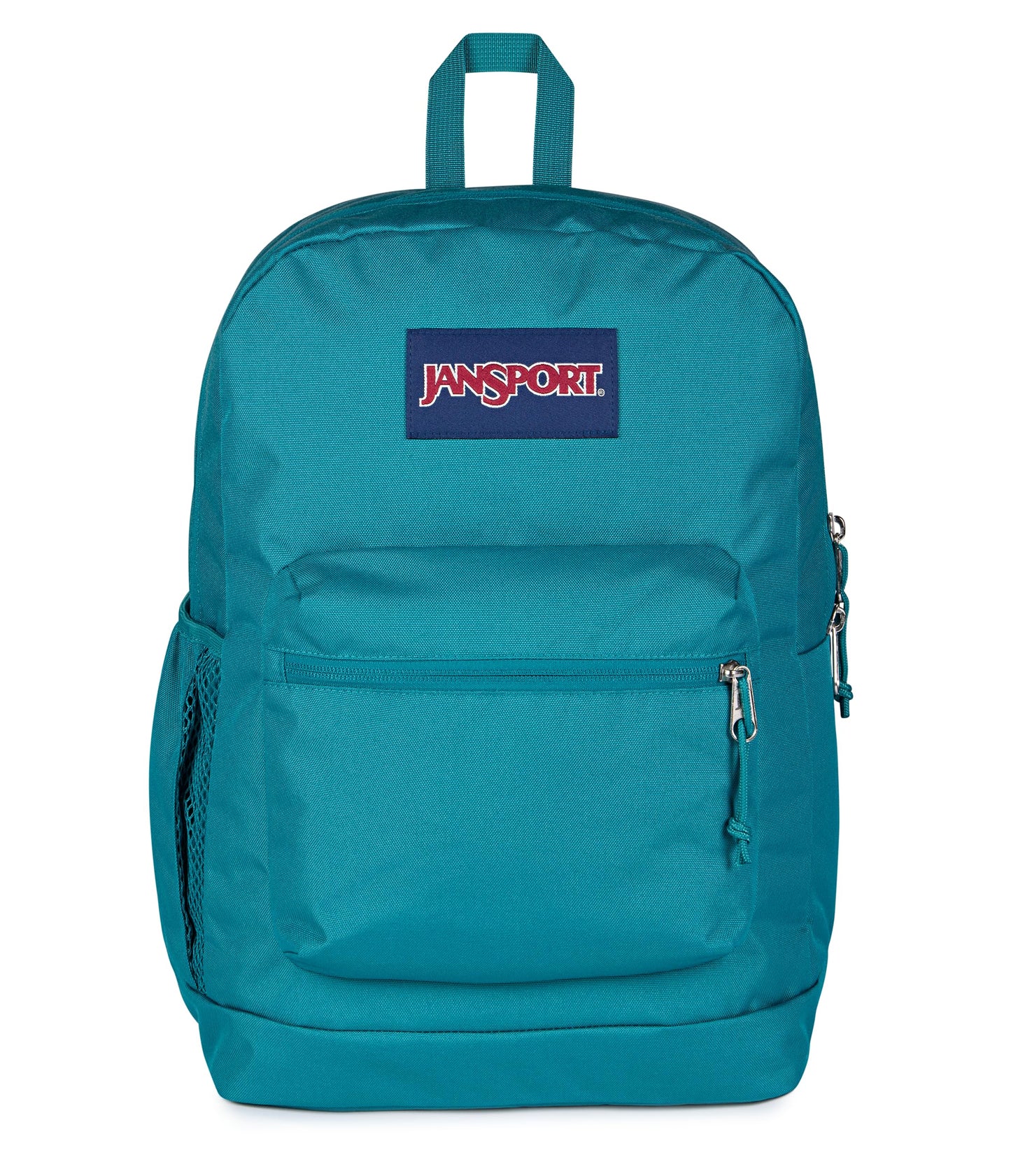 JanSport Cross Town Plus Backpack - Large Main Compartment, Side Water Bottle Pocket, 15-Inch Padded Laptop Sleeve - Black