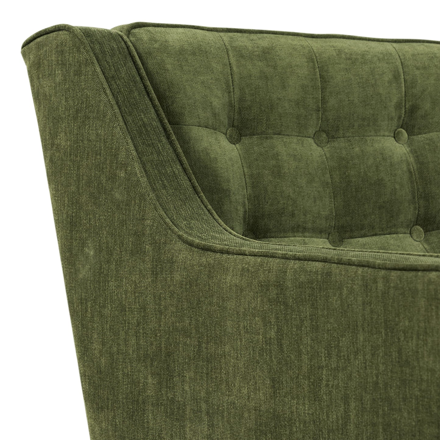 Poly & BARK Rowan Lounge Chairs Set of 2 – Mid Century Modern Leather Armchairs with Ribbed Seat and Solid Ash Wood Frame, Cognac Tan