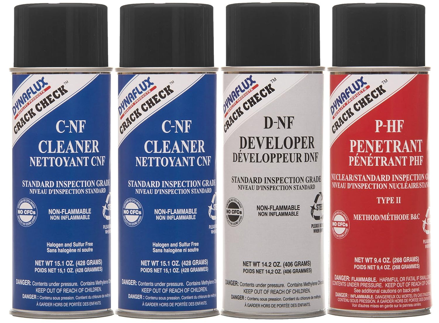 DF315KIT-S Crack Check 4 Piece Standard Kit, Non-Flammable