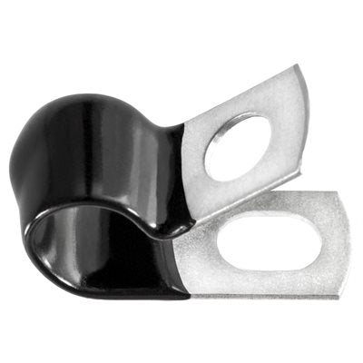 5/16in Black Vinyl Dipped Insulated Clamp