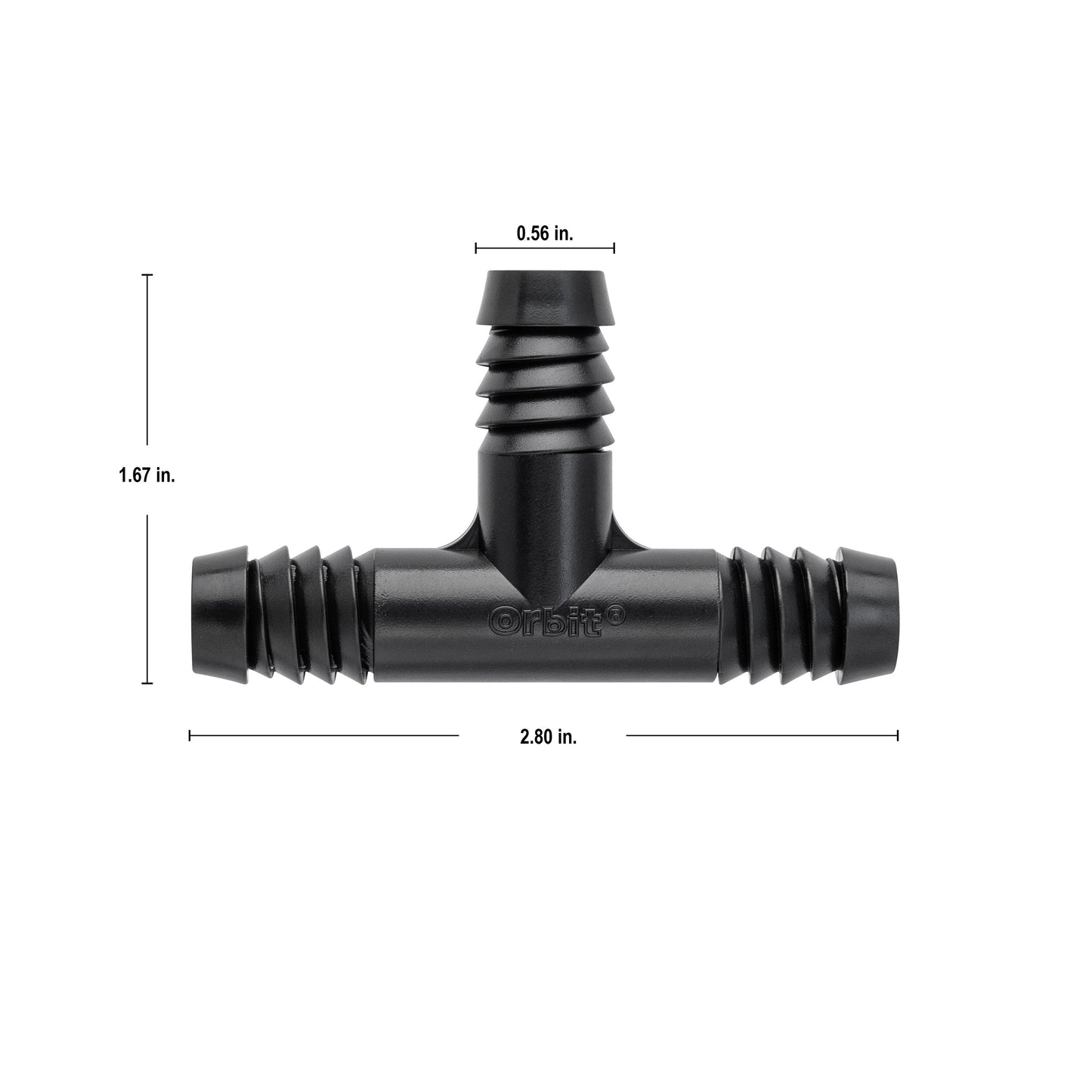 1/2" Barb Riser Flex Pipe Tee 94350