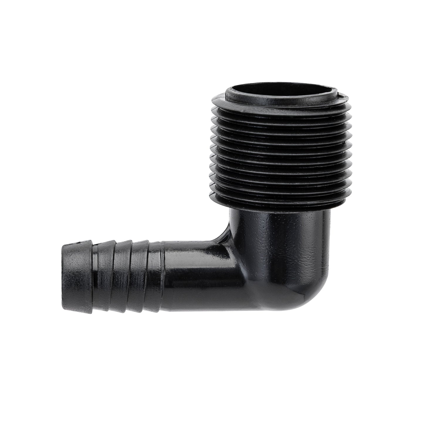 3/4" MPT x 1/2" Barb Riser Flex Pipe Elbow 94360