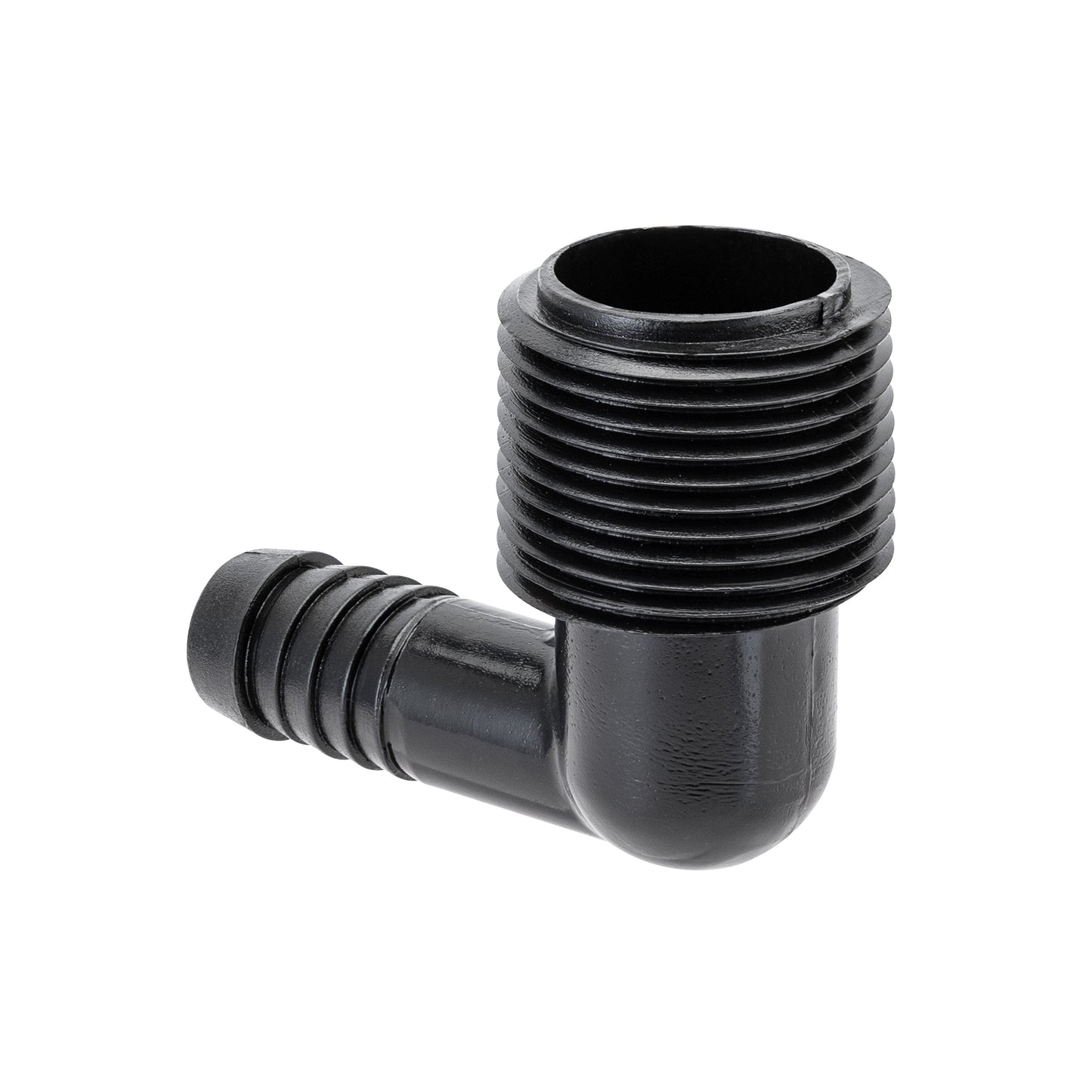 3/4" MPT x 1/2" Barb Riser Flex Pipe Elbow 94360