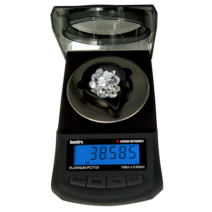Portable Carat Scale, 100ct x 0.005ct - GEMORO PCT101