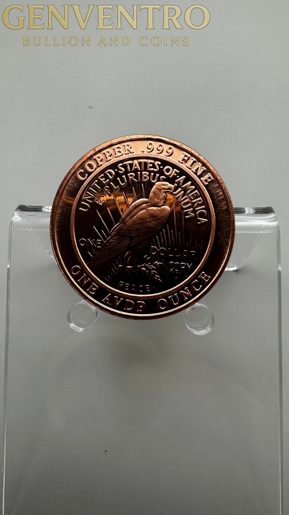 Aztec Mayan Calendar Cuauhtemoc 1 oz Copper Round