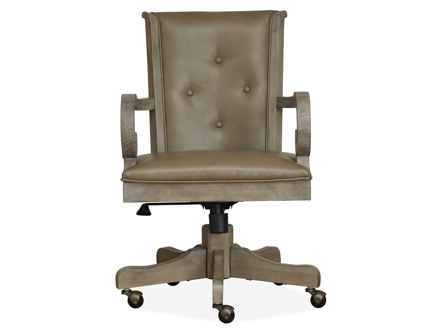 Tinley Park - Fully Upholstered Swivel Chair - Dove Tail Gray