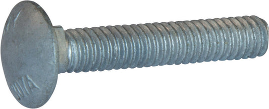 1/2-13 x 1 1/2 A307 Grade A Carriage Bolt Hot Dipped Galvanized