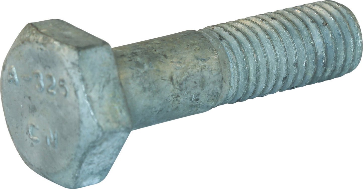 1 1/4-7 x 5 A325 Type 1 Heavy Hex Bolt Hot Dipped Galvanized (15)