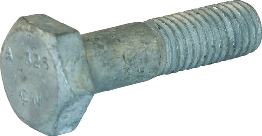 1/2-13 x 2 1/2 A325 Type 1 Heavy Hex Bolt Hot Dipped Galvanized - Bulk Keg (1100)